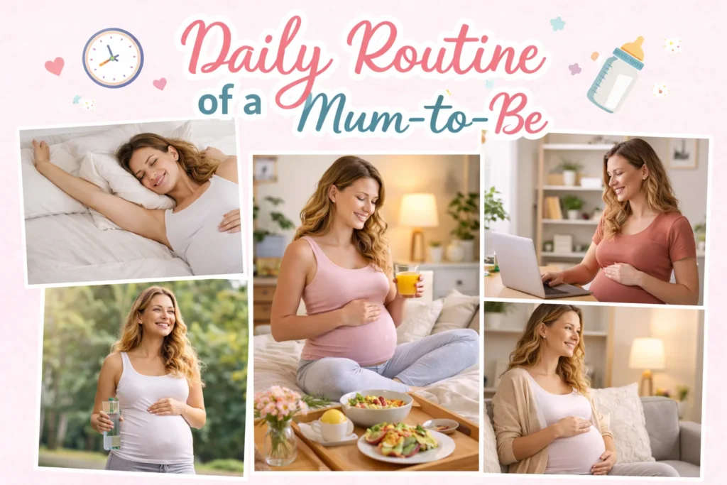 Daily routine of a mum-to-be