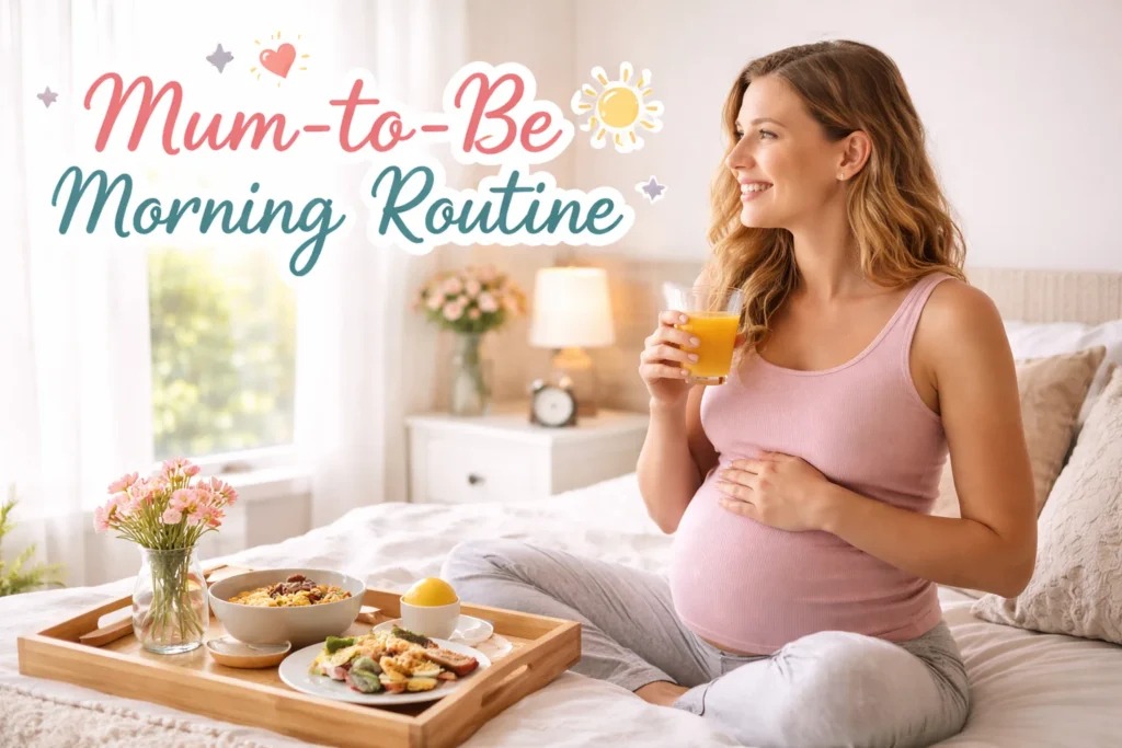 mum-to-be morning routine