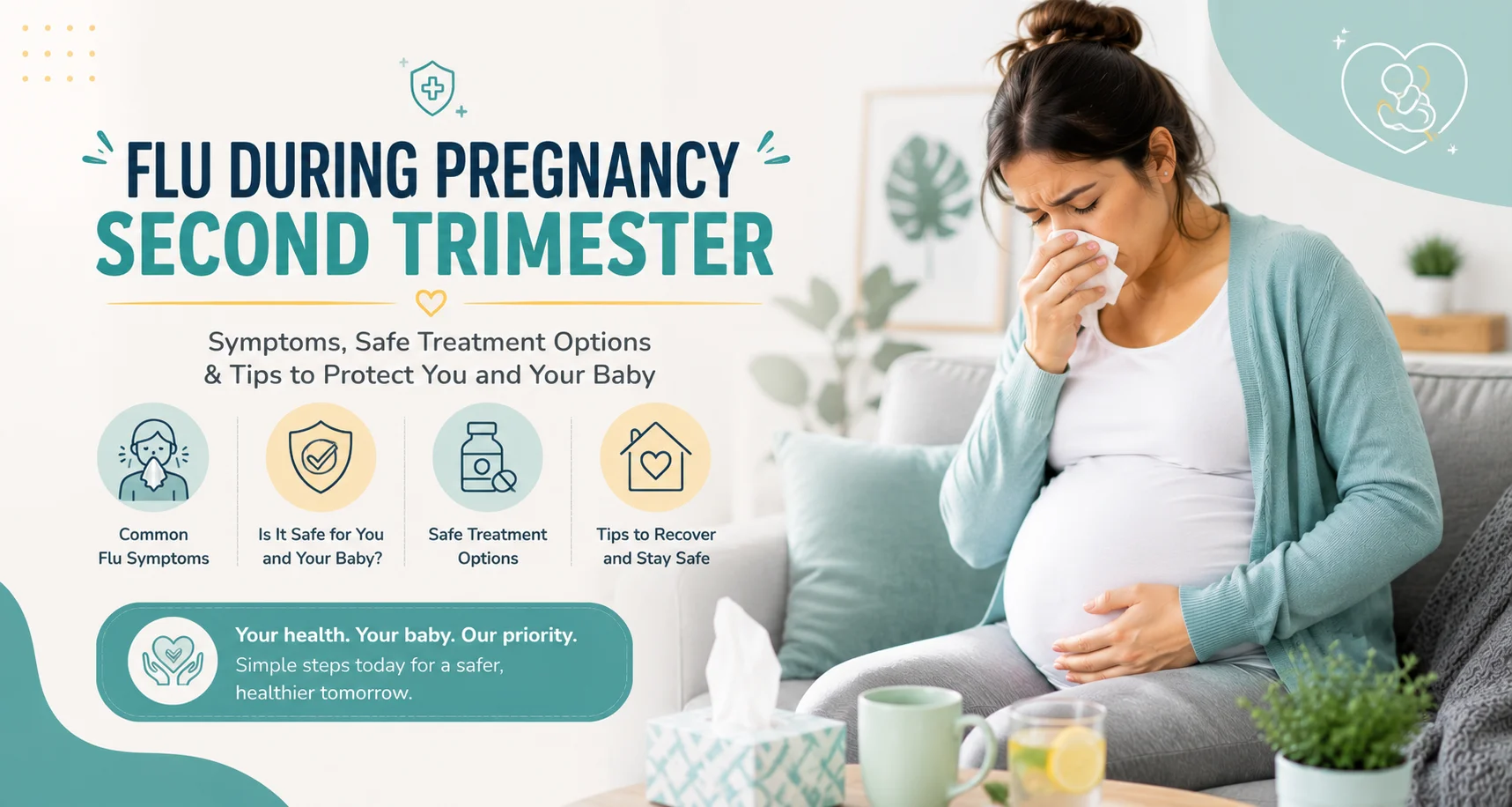 flu during pregnancy second trimester
