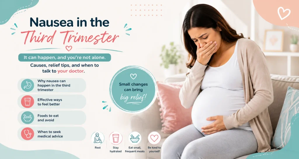 nausea third trimester