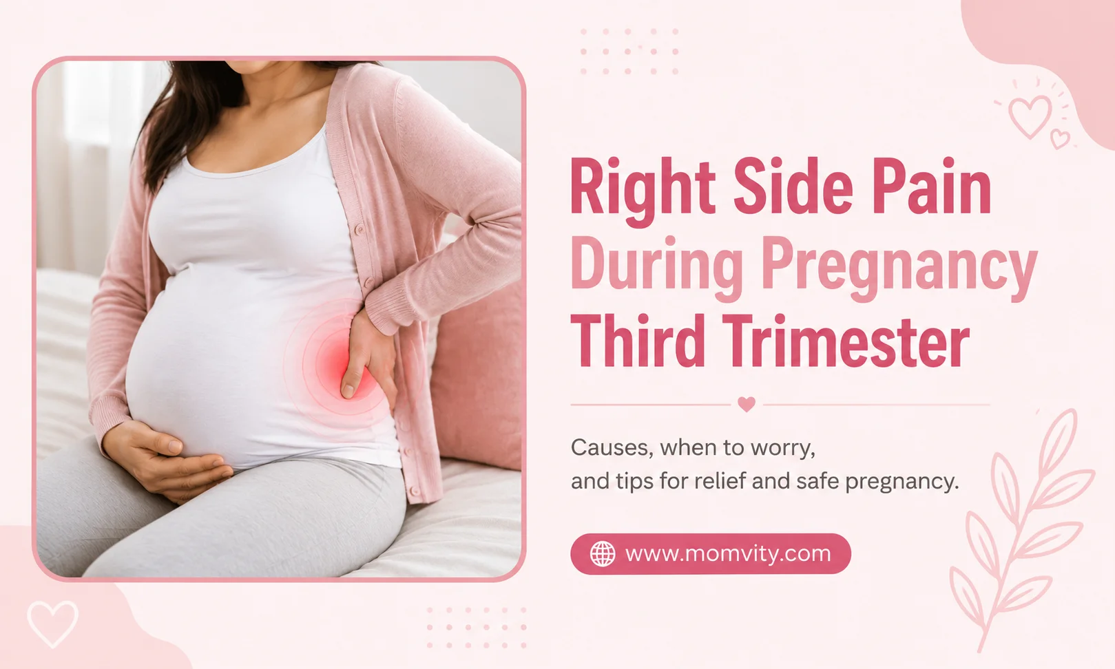 right side pain during pregnancy third trimester