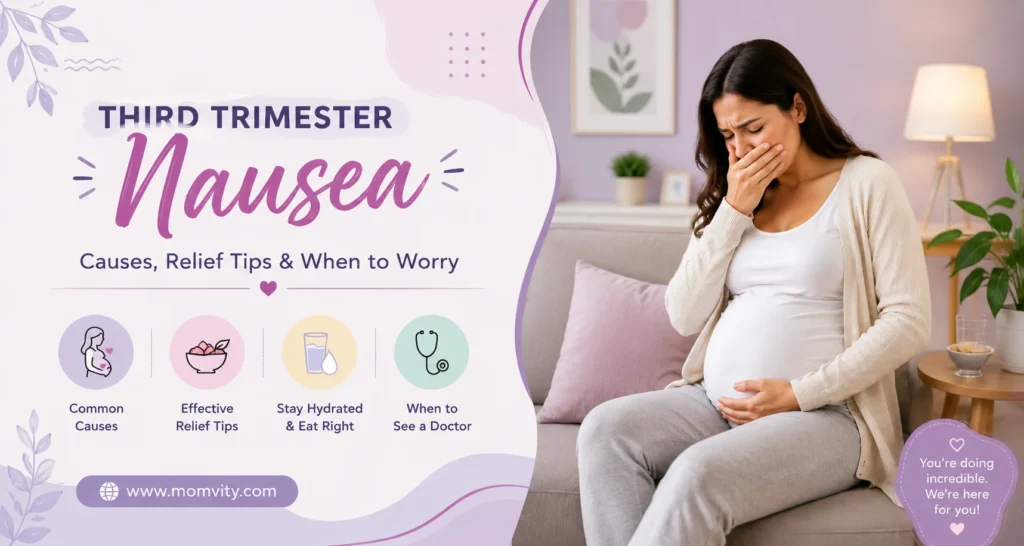 third trimester nausea