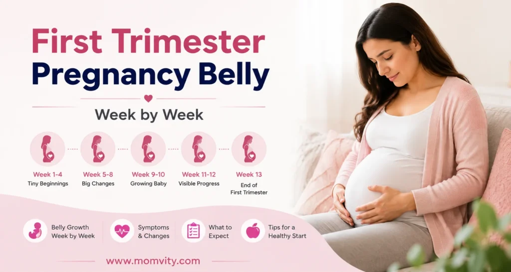 First Trimester Pregnancy Belly