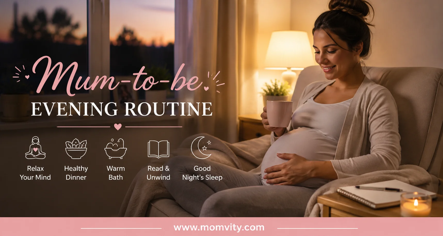 mum-to-be evening routine